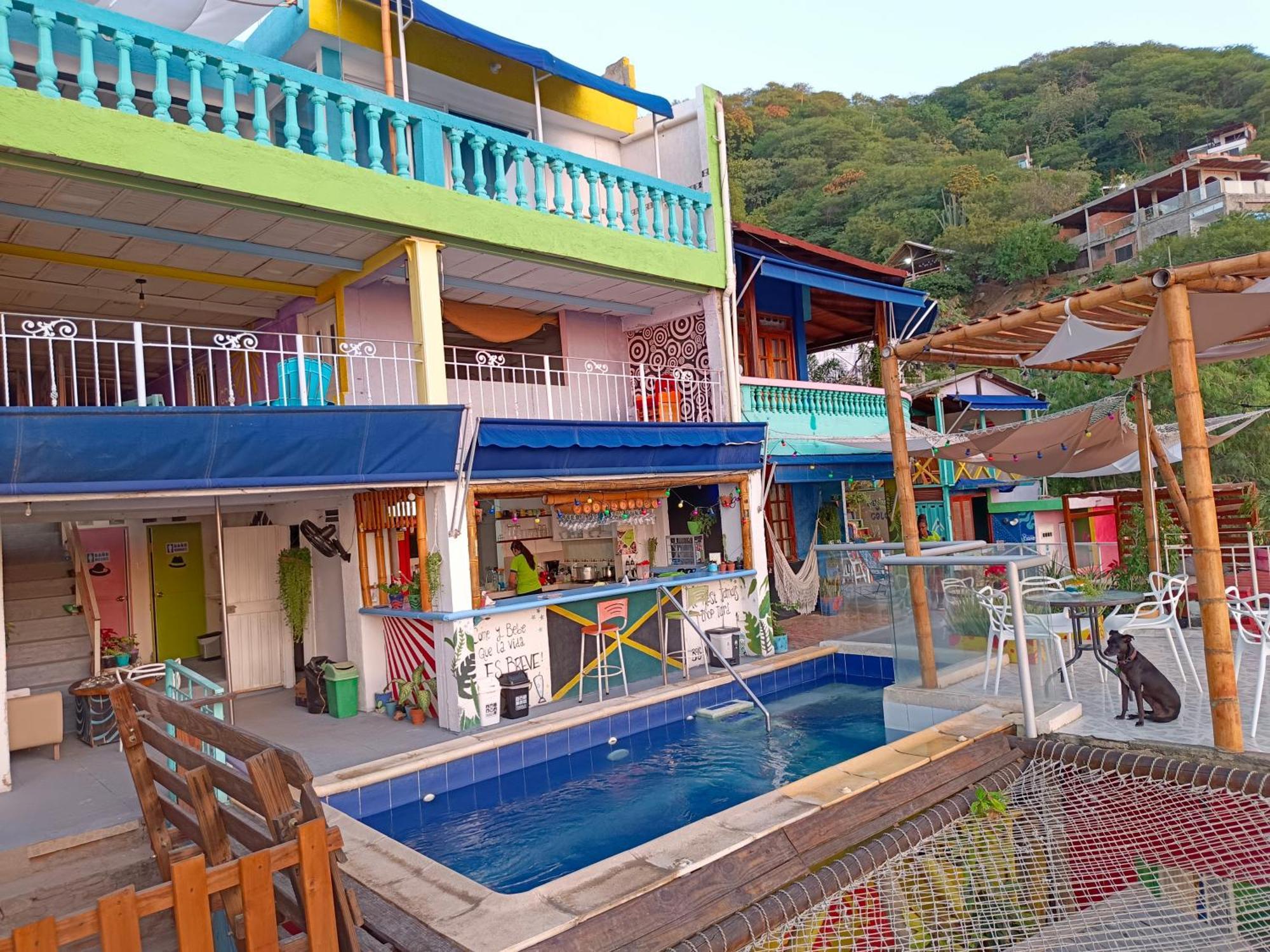Tayrona Colors Hostel Taganga Exteriör bild